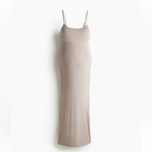 H&M Maternity Taupe Maxi Dress